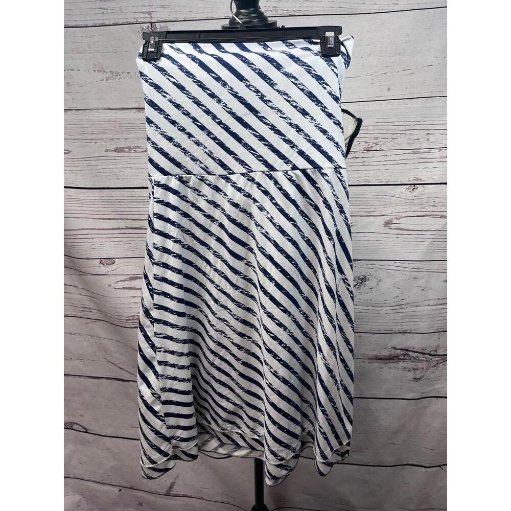 The North Face Blue White Stripped Stretchy Skirt‎ XS